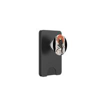 Arte épico de un gato ninja montando tiburones, divertido ukiyo-e japonés PopSockets PopWallet para MagSafe