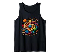 Arte Espacial Candy Galaxy Postres Camiseta sin Mangas
