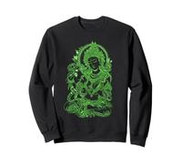 Arte Espiritual de Mandala Budista Tibetano Tara Verde Sudadera