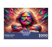 Arte Espiritual Puzzle De 1000 Piezas Adecuado para Adultos Problemas para Adultos Arte Espiritual Decoración del Hogar Juego De Desafío De Papel Regalos para Adultos 38x26cm/1000pcs