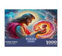 Arte Espiritual Puzzle De 1000 Piezas Adecuado para Adultos Problemas para Adultos Arte Espiritual Decoración del Hogar Juegos EduGatoivos De Papel Hermoso Regalo 38x26cm/1000pcs