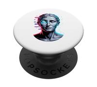 Arte Estoico Digital Escultura Griega Estatua PopSockets PopGrip Adhesivo