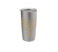 Arte Firebird Rising Phoenix Vaso térmico de acero inoxidable de doble pared