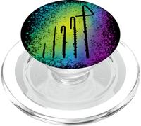 Arte Flauta para Orgulloso Flautista o Mejor Profesor Flauta PopSockets PopGrip para MagSafe