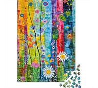 Arte Floral Colorido Paquete De 1000 Piezas Papel Ecológico Entrenamiento Cerebral Portátil Actividad Vinculación Familiar Desafiante Divertido 52x38cm/1000pcs