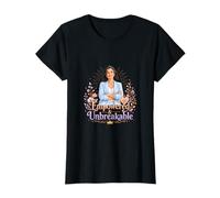 Arte Floral de Fuerza de Mujer irrompible empoderada Camiseta