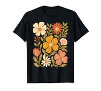 Arte Floral Vintage Boho Floral Bloom Camiseta gráfica económica