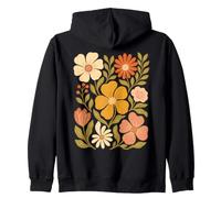 Arte Floral Vintage Boho Floral Bloom Sudadera con Capucha