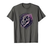 Arte fósil prehistórico del Dinosaurio del Alma para los fanáticos de la paleontología Camiseta, Hombre, Asfalto, S