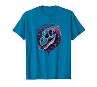Arte fósil prehistórico del Dinosaurio del Alma para los fanáticos de la paleontología Camiseta, Hombre, Zafiro, 3XL