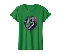 Arte fósil prehistórico del Dinosaurio del Alma para los fanáticos de la paleontología Camiseta, Mujer, Verde Kelly, XXL