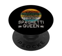 Arte Fresco de Espaguetis para Mujeres y niñas, Amantes de la Pasta de Comida PopSockets PopGrip Adhesivo