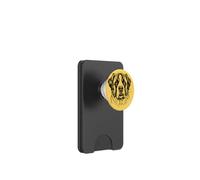 Arte Fresco de la línea del Cigarrillo del Perro de San Bernardo PopSockets PopWallet para MagSafe