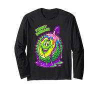 Arte Funky Durian Que derrite Frutas Tropicales Dulces Manga Larga