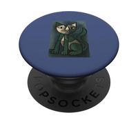 Arte - Gato Picasso PopSockets PopGrip Adhesivo