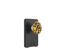 Arte geométrico de Elefante Africano Sabana PopSockets PopWallet para MagSafe