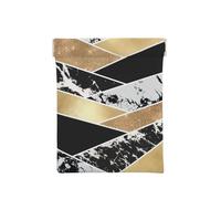 Arte Geométrico De Mármol con Brillo Blanco Y Negro Dorado Moderno, Squeeze Top Wallet Bolsa de Almacenamiento para Mujer Monedero pequeño Bolsa de Cambio