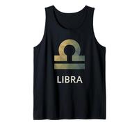 Arte geométrico del zodiaco Libra Camiseta sin Mangas
