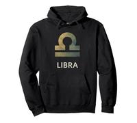 Arte geométrico del zodiaco Libra Sudadera con Capucha