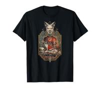 Arte gótico Demonio Eclipse Negro Escena del Altar Oculto Camiseta