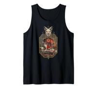 Arte gótico Demonio Eclipse Negro Escena del Altar Oculto Camiseta sin Mangas