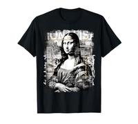 Arte Graffiti Abstracto Arte Leonardo Da Vinci Mona Lisa Camiseta