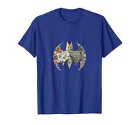 Arte gráfico de Batman Emblem Superhero DC Comics PAPL164 Camiseta, Hombre, Azul Real, XL