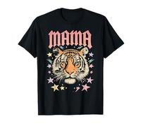Arte gráfico de Mama Tiger Face Rebel Mom Wild Animal Camiseta