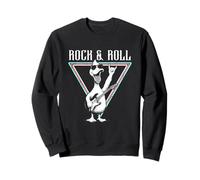 Arte Gráfico Guitarrista Rock & Roll Duck Sudadera