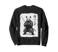 Arte gráfico vintage de Samurai Panda Ukiyo-e Warrior Sudadera
