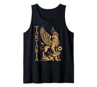 Arte heráldico de Tartaria Griffin - Estilo Antiguo Inspirado en el Mito Camiseta sin Mangas