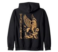 Arte heráldico de Tartaria Griffin - Estilo Antiguo Inspirado en el Mito Sudadera con Capucha