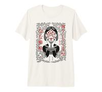 Arte Horror Japonés Yokai Mujer Multi-Ojos Estética Oscura Camiseta Premium