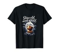 Arte Infantil de Stay Wild Moon Kawaii Chibi Bear Moon Camiseta