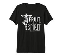 Arte Inspiracional Fruto del Espíritu Gálatas 5:22-23 Camiseta Premium