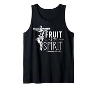Arte Inspiracional Fruto del Espíritu Gálatas 5:22-23 Camiseta sin Mangas