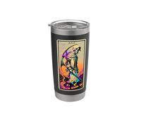 Arte inspirado en el tarot de La Mort (muerte) Vaso térmico de acero inoxidable de doble pared