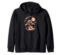 Arte Japonés Bonsái Árbol Suelo Interior Cultivar Sudadera con Capucha