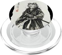 Arte japonés de Combate Katana de Rana samurái PopSockets PopGrip para MagSafe