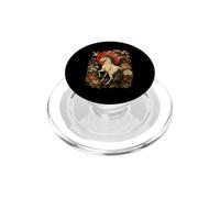 Arte Japonés Grúa Caballo Flores Sun Cherry Blossom Gráfico PopSockets PopGrip para MagSafe