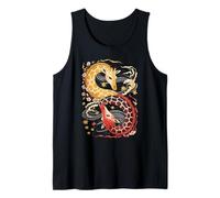 Arte Japonés Jirafa Bien Y Diablo Jirafas Camiseta sin Mangas
