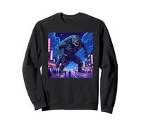 Arte japonés Kaiju retro, Kaiju raro legendario Sudadera