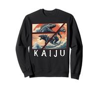 Arte japonés Kaiju retro, Kaiju raro legendario Sudadera