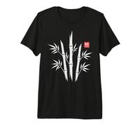 Arte japonés Kanji de bambú Camiseta Premium