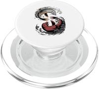 Arte Japonés León Marino Bien Y Diablo PopSockets PopGrip para MagSafe