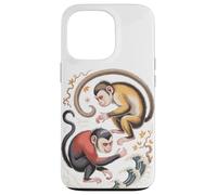 Arte Japonés Olas Mono Capuchino Carcasa para iPhone 13 Pro