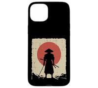 Arte japonés Samurai Sun Vintage Warrior Hombres Mujeres Niños Carcasa para iPhone 15 Plus