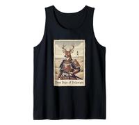 Arte Japonés Ukiyo-e Delaware Deer Camiseta sin Mangas