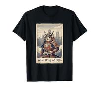 Arte Japonés Ukiyo-e Ohio Búho Samurai Guerrero Camiseta