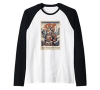Arte Japonés Ukiyo-e Tokyo Tiger Camiseta Manga Raglan